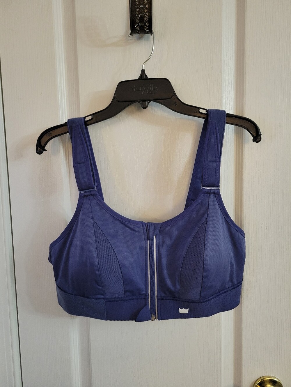 SHEFIT Ultimate Sports Bra High Impact Adjustable Denim Drive Blue Size XL